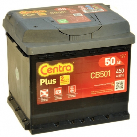 Centra Plus 50 Ah 450 A