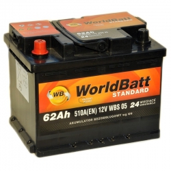 Worldbatt Standard 62 Ah 510 A L+