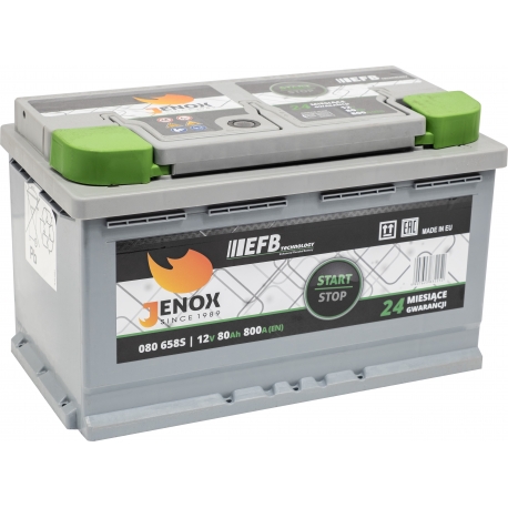 JENOX EFB 80 Ah 760A