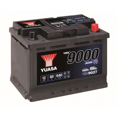 YUASA 60Ah 640 AGM