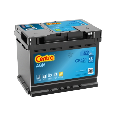 Centra Start-Stop AGM 62 Ah 680 A